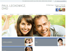 Tablet Screenshot of drpaulleckowicz.com